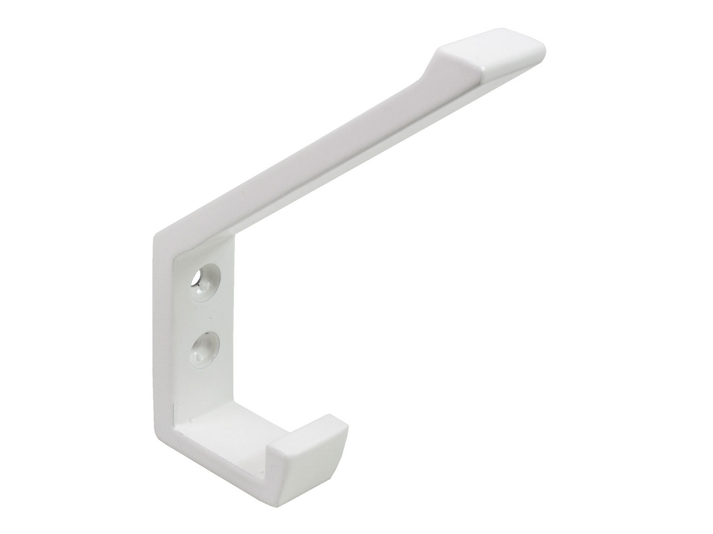 Vaatekoukku Cello 110 alumiini valkoinen