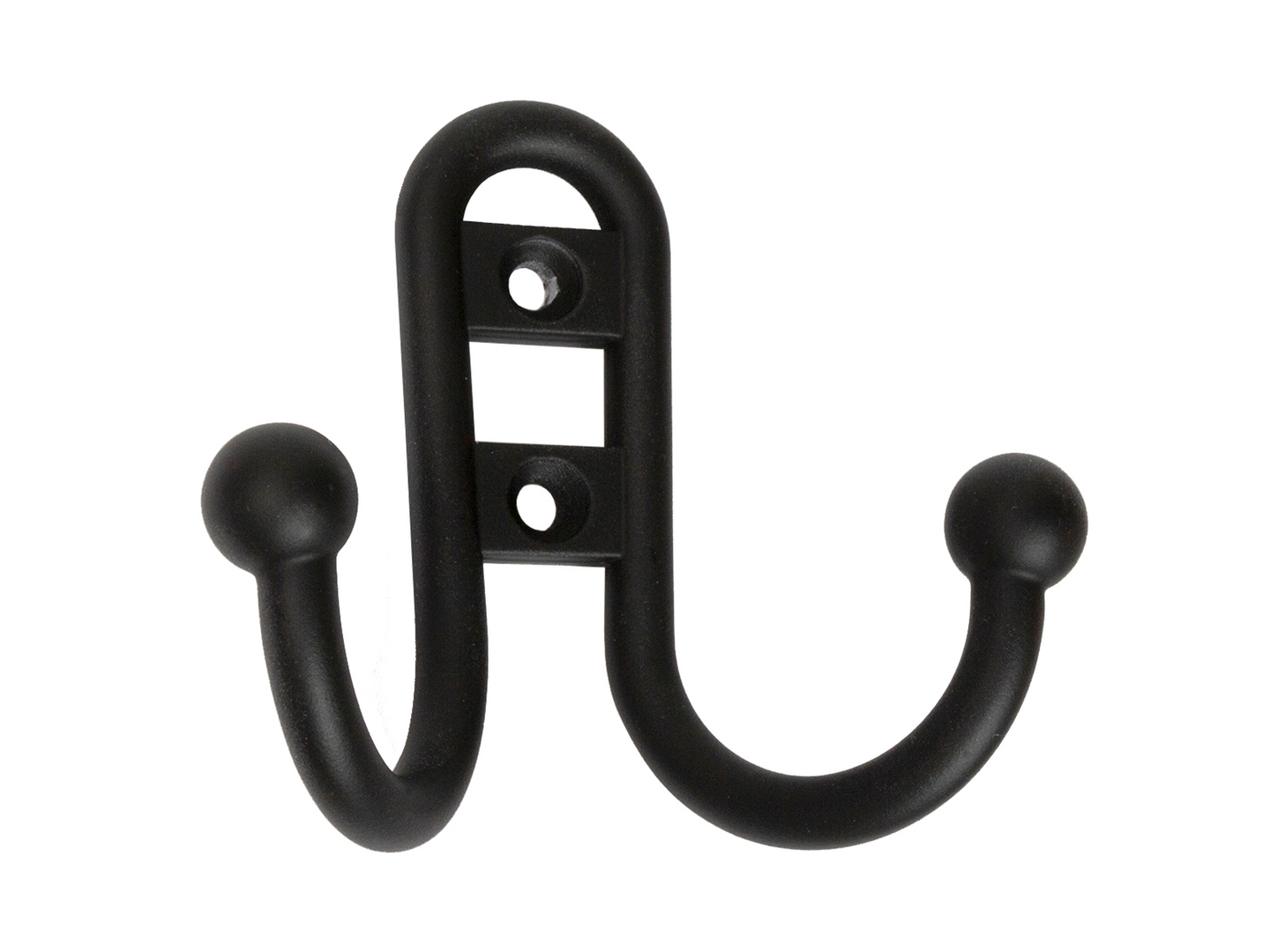 Vaatekoukku Cello Arona 70mm musta