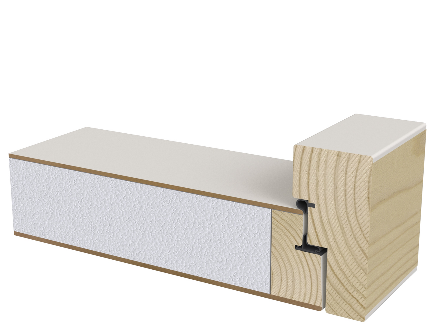 Parvekeovi Swedoor Balcony PO1894W16 9x21 maalattu valkoinen karmi