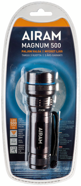 Taskulamppu Airam Magnum 500