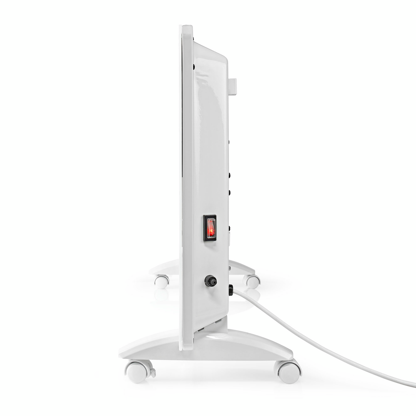 Konvektiolämmitin Nedis lasipaneeli 1000/2000W 2 lämpöasetusta kaukosäädin