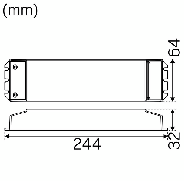 Led-liitäntälaite Hide-a-lite Dali 24v 75w dim