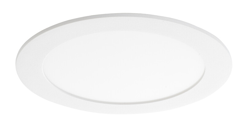 Alasvalo Airam Flat R Duo 120 IP44 8W 830/840 himmennettävä valkoinen