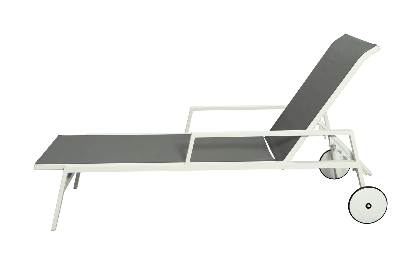 Aurinkotuoli Cello Lounge valkoinen/harmaa