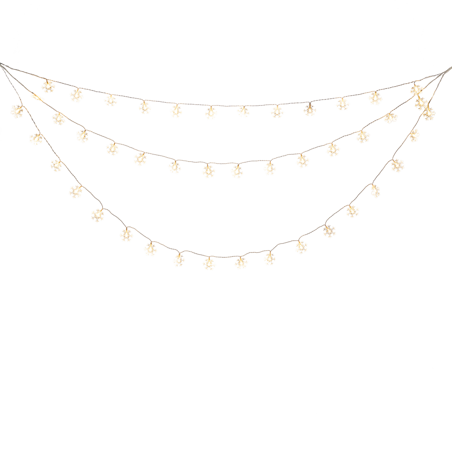 Valoverho Konstsmide 44 lumihiutaletta 44 lediä IP44