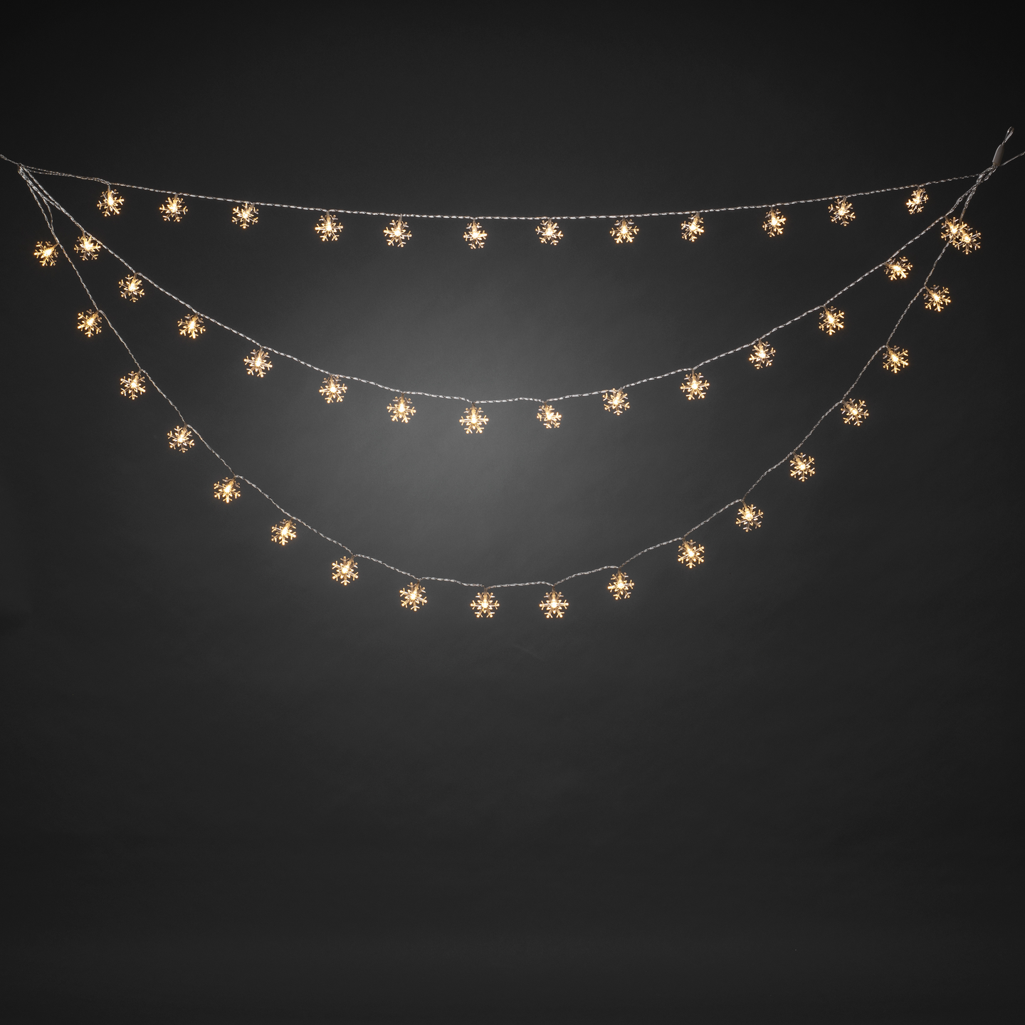 Valoverho Konstsmide 44 lumihiutaletta 44 lediä IP44