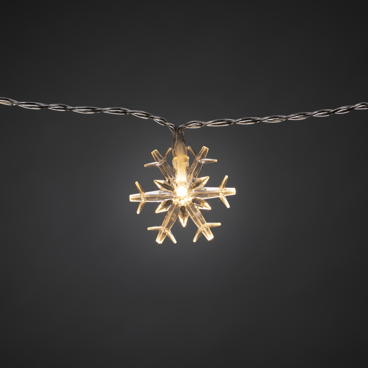 Valoverho Konstsmide 44 lumihiutaletta 44 lediä IP44