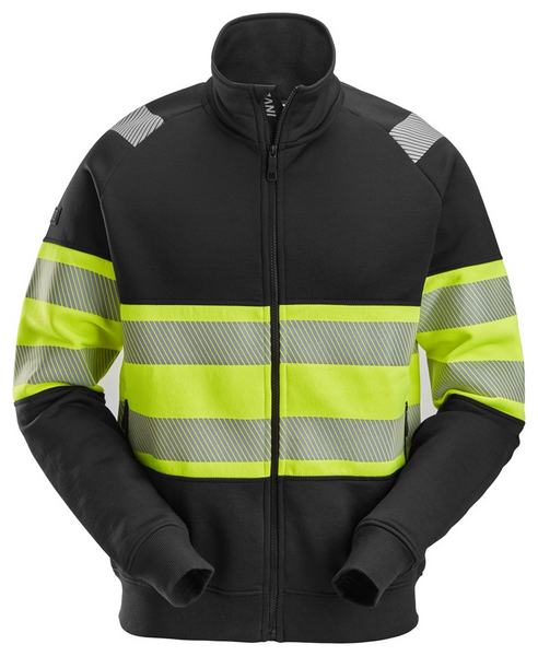 Työtakki Snickers 2834-0466 Hi-Vis lk 1 musta/huomiokeltainen