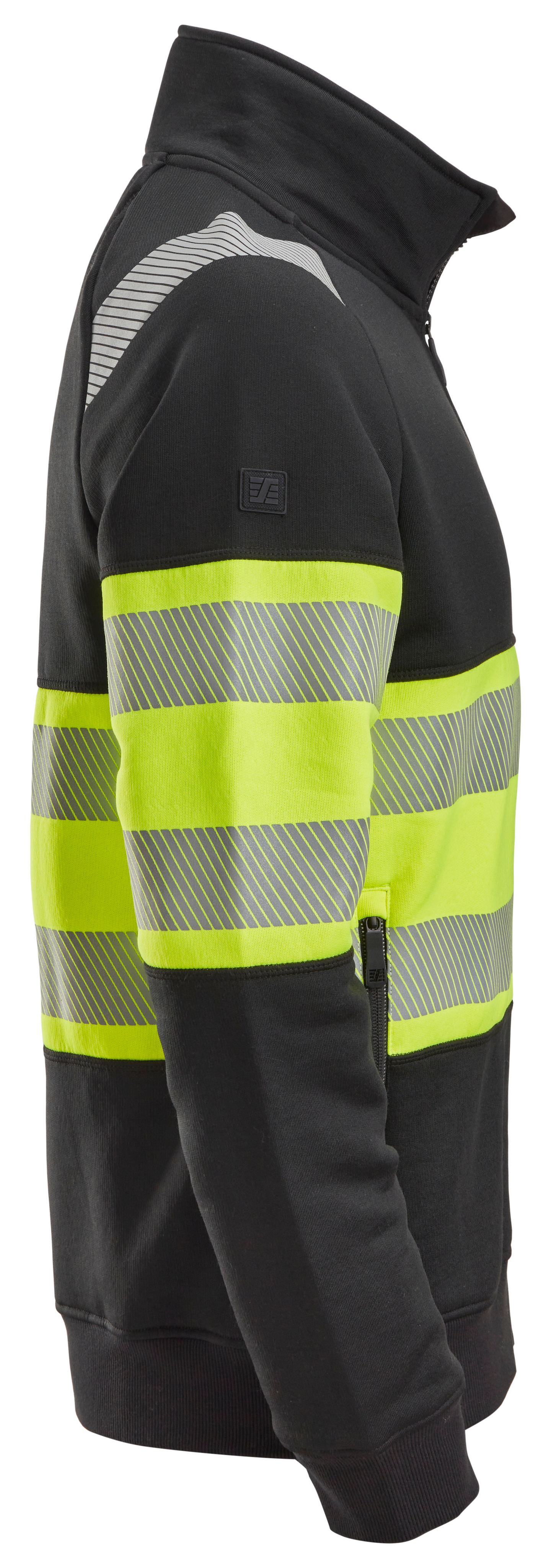 Työtakki Snickers 2834-0466 Hi-Vis lk 1 musta/huomiokeltainen