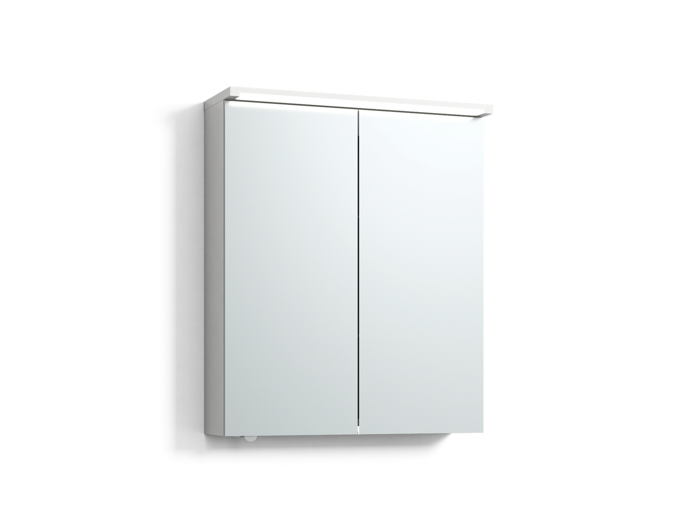 SPEGELSKÅP SVEDBERGS SKURU VIT LED EL, 2HYLL TVLJ 61X21X72,5CM