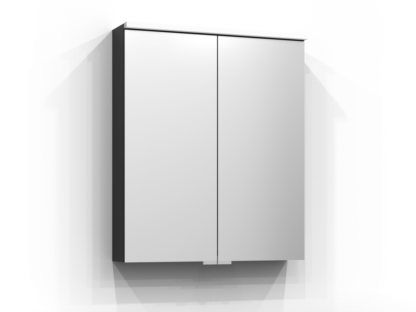 Peilikaappi Svedbergs Sarek 60 musta tammi LED vikavirtakytkin