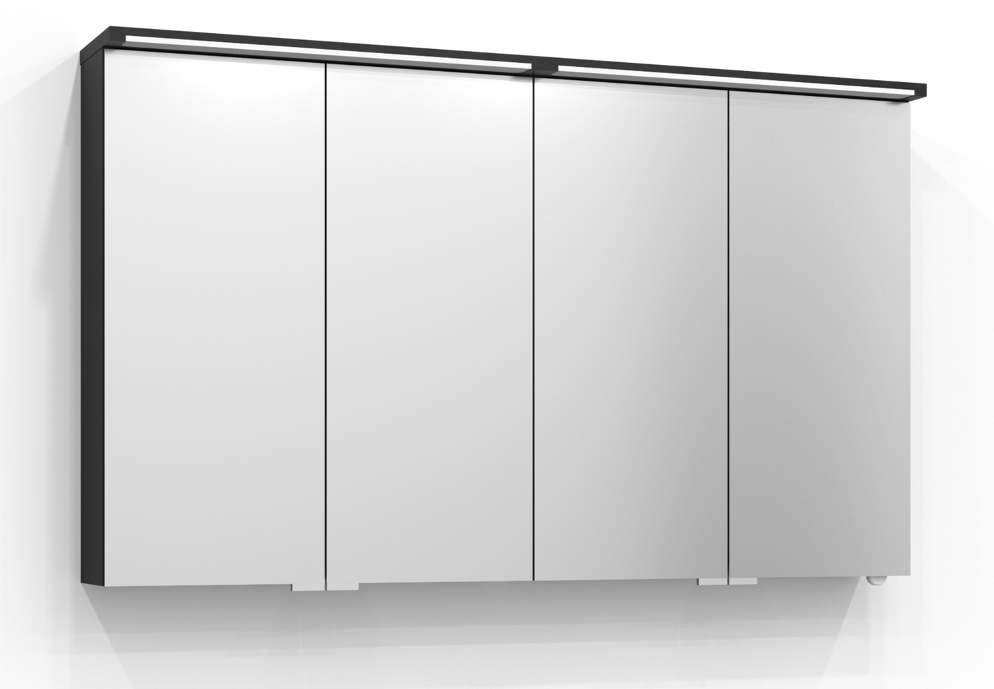 Peilikaappi Svedbergs Skuru 120 musta tammi LED vikavirtakytkin