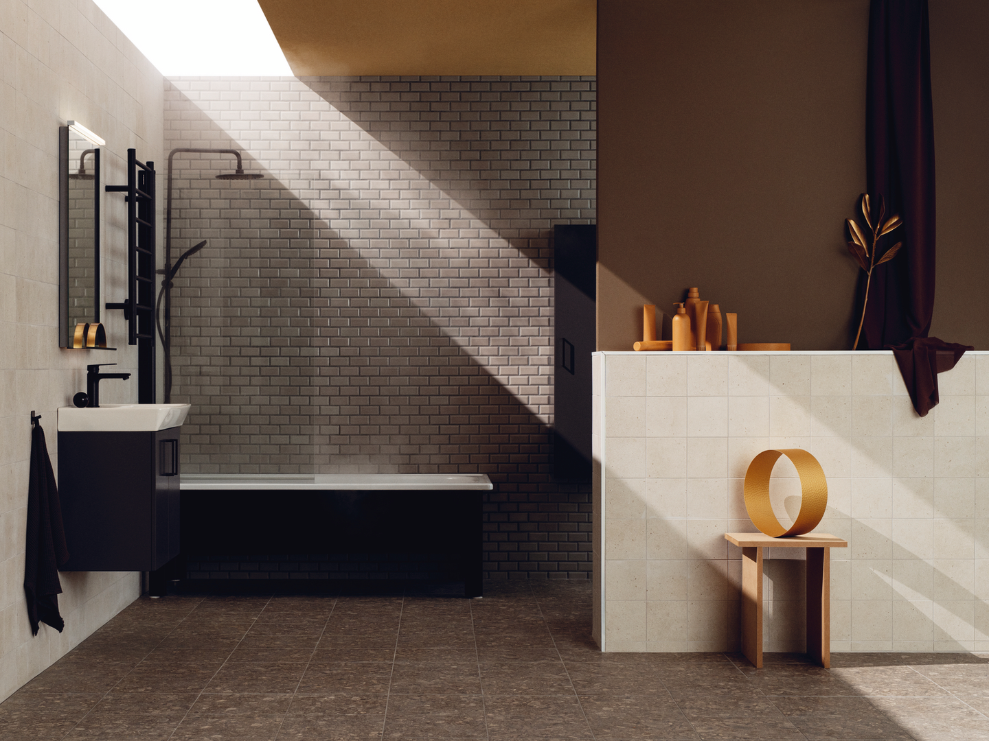 SPEGEL TIVED LED 54,6X6X82CM