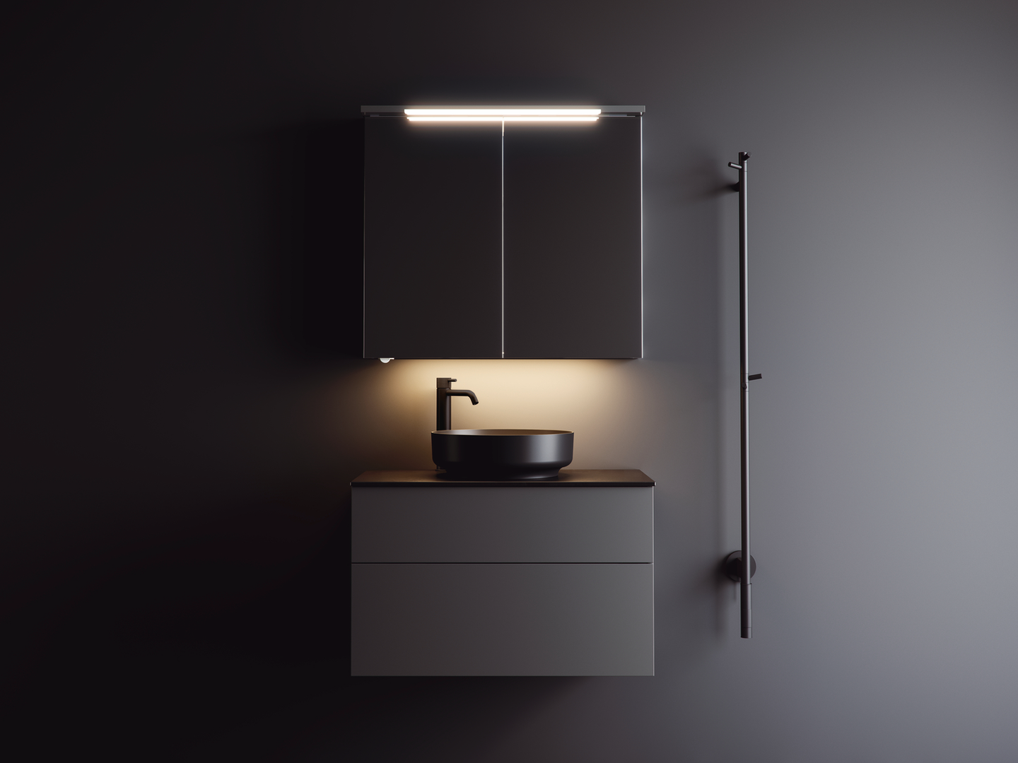 Peilikaappi Svedbergs Skuru LED