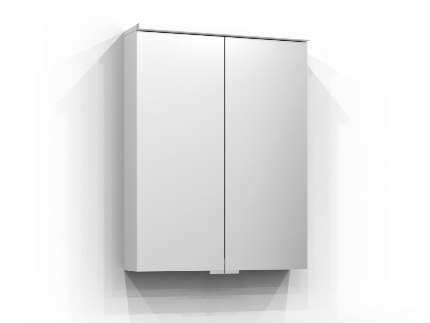 SPEGELSKÅP SAREK VIT LED EL 2HYLL 55X15,1X71,6CM