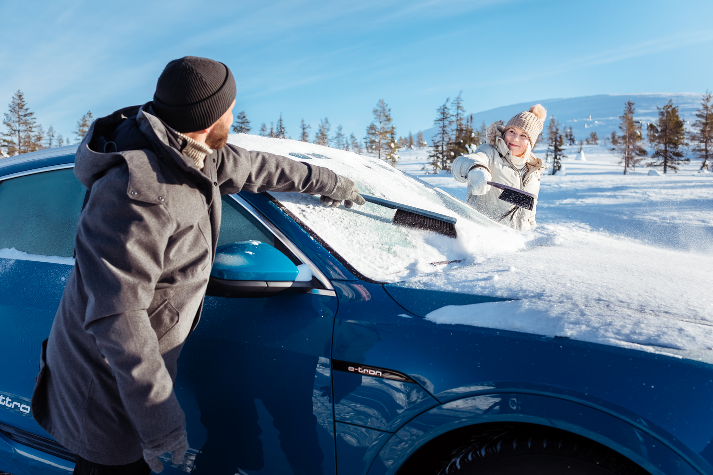 Lumiharja KUNGS Max-is jääraapalla