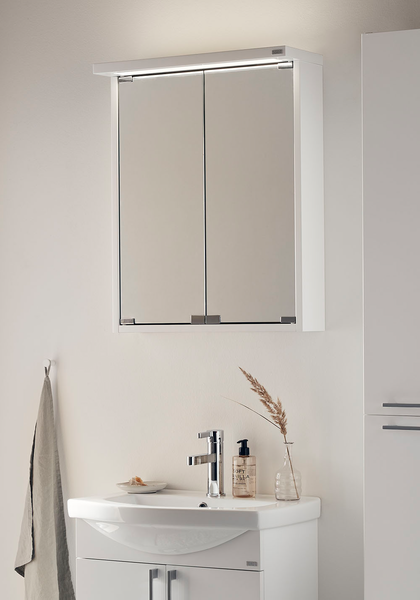 SPEGELSKÅP NORO ALVA 600 VIT MATT