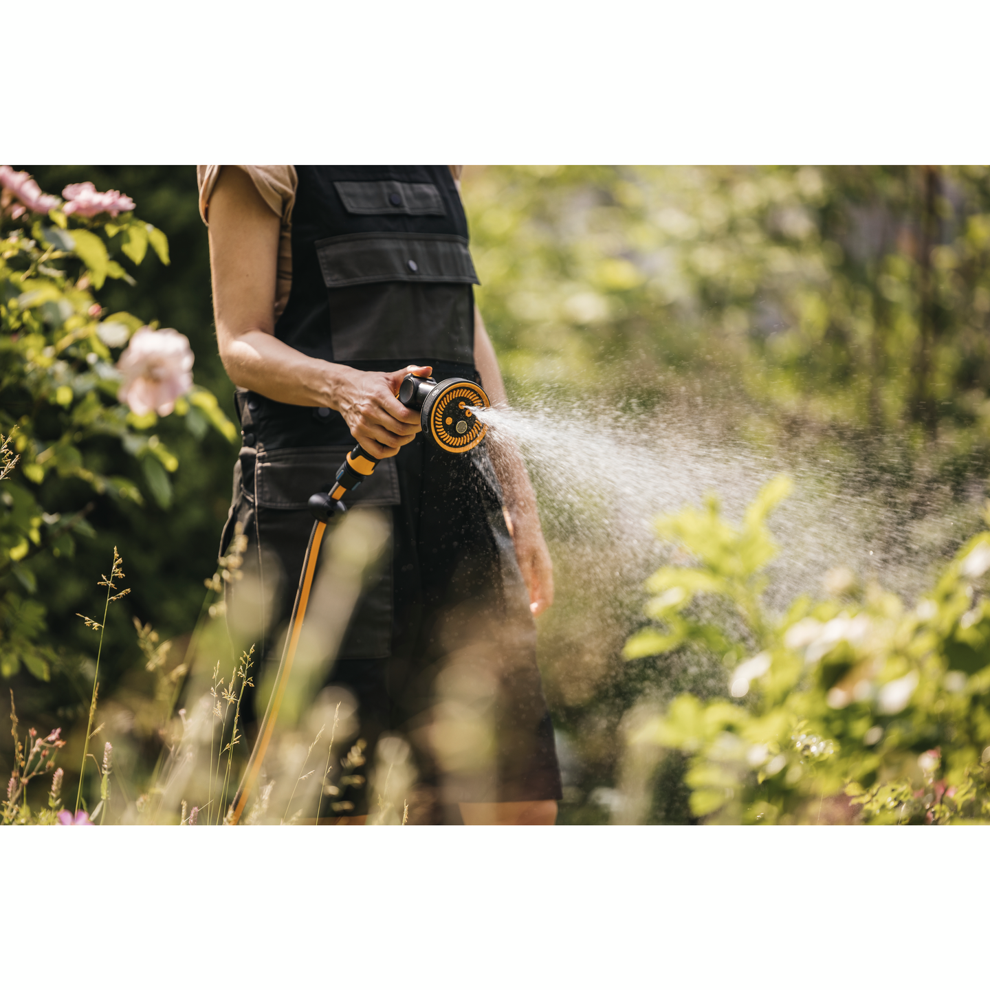 Kastelupistooli Fiskars CF multi peukalokytkin