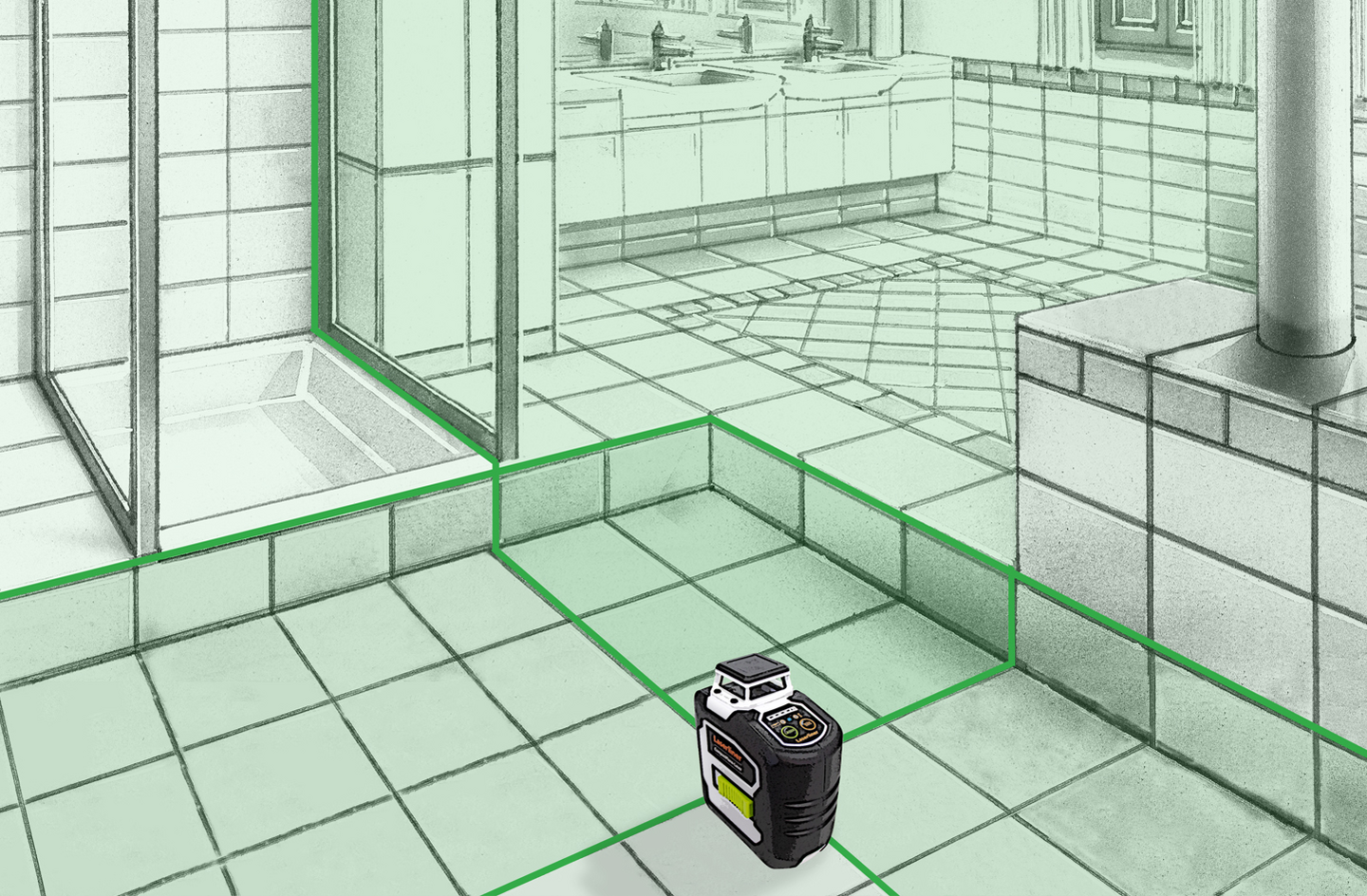 Linjalaser Laserliner CompactPlane 3G Pro