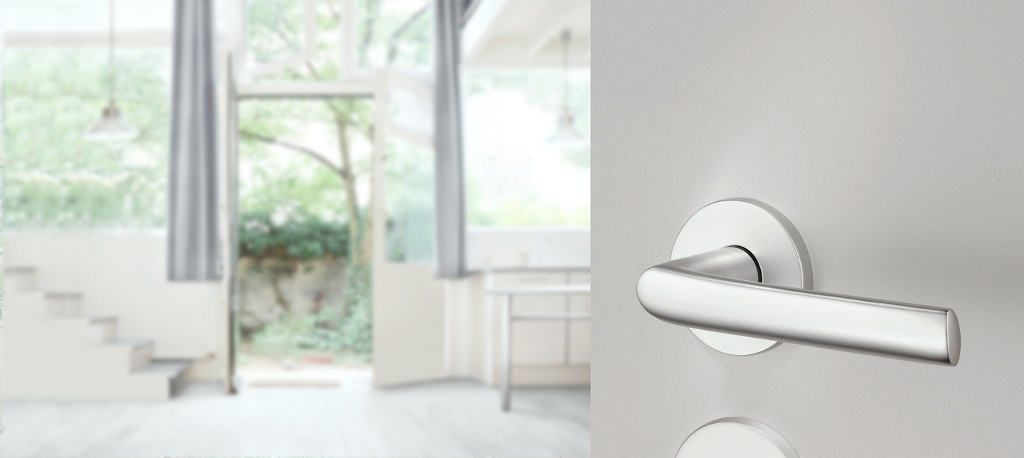 Sisäovenpainike Beslagsboden Design B920AN mattaharjattu alumiini