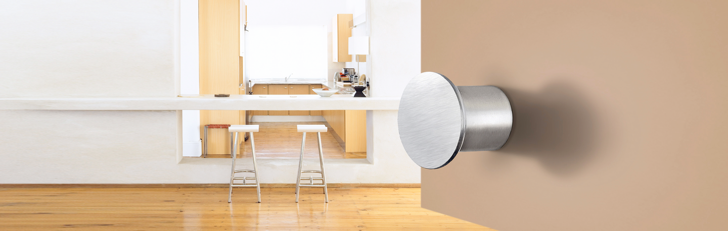 Nuppivedin Beslagsboden B497 25mm harjattu rst