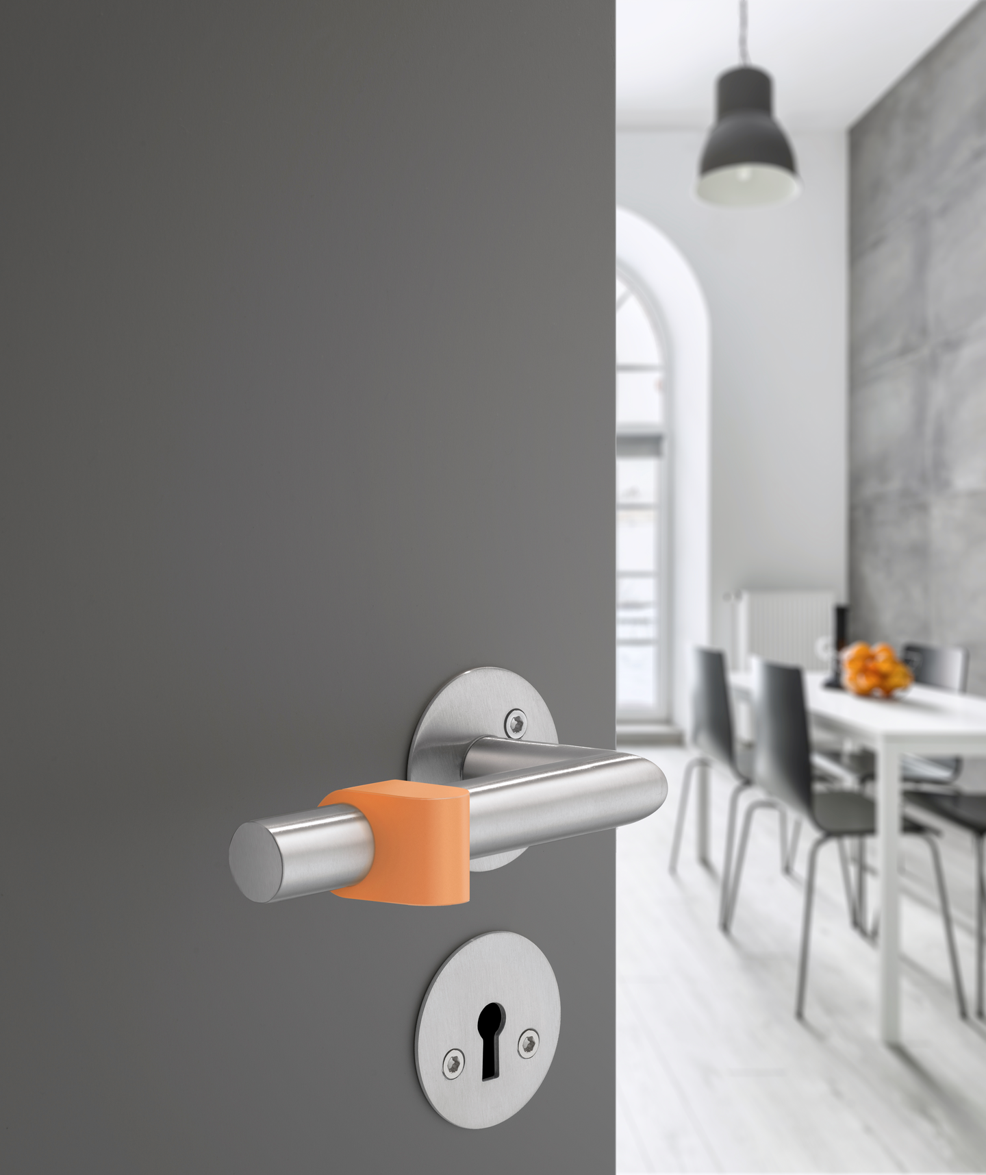 Ovenpysäytin Beslagsboden 34mm B151C oranssi