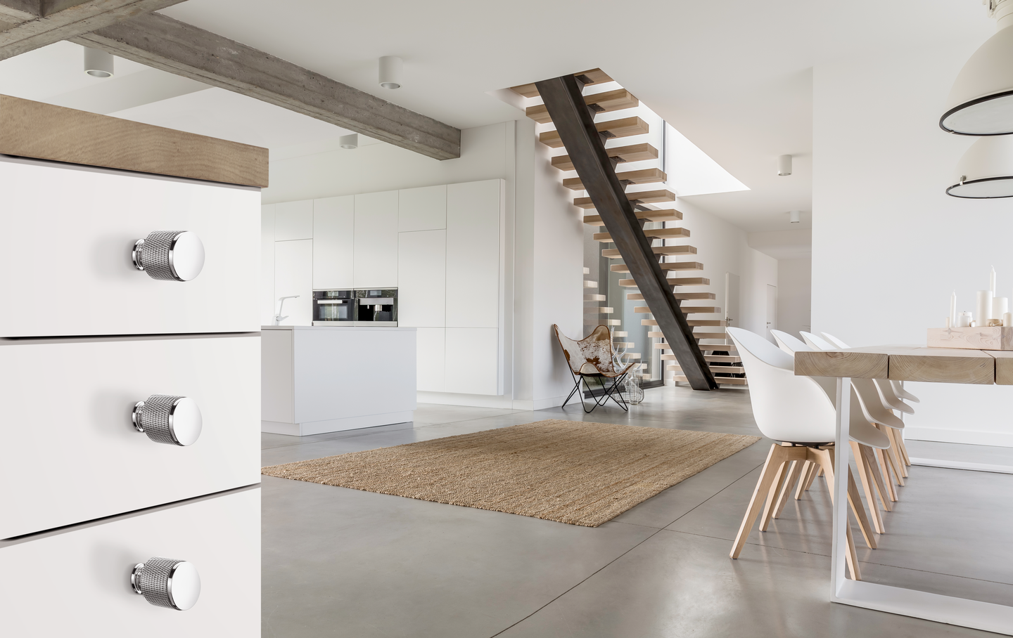 Nuppivedin Beslagsboden BK451 22mm kromi/pyälletty