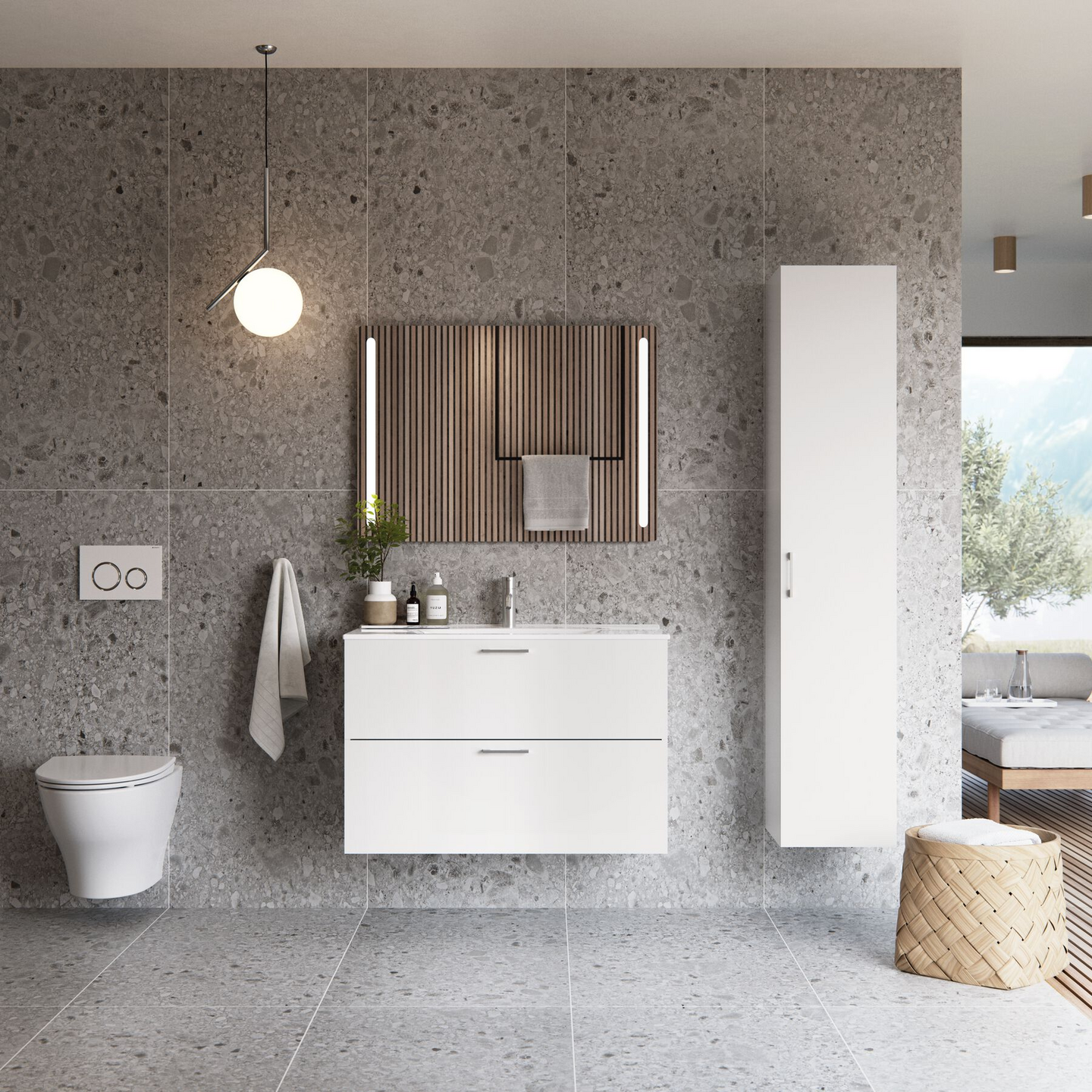 Wc-istuin IDO Glow 66 seinä ilman kantta 7816601101