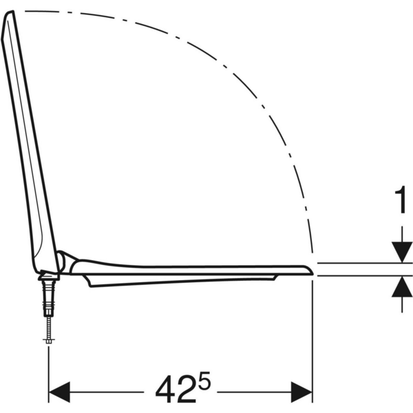 Wc-istuinkansi IDO 9159722001 Trevi kova valkoinen QR