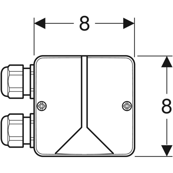 Jakorasia Geberit DuoFresh asennukseen IP66