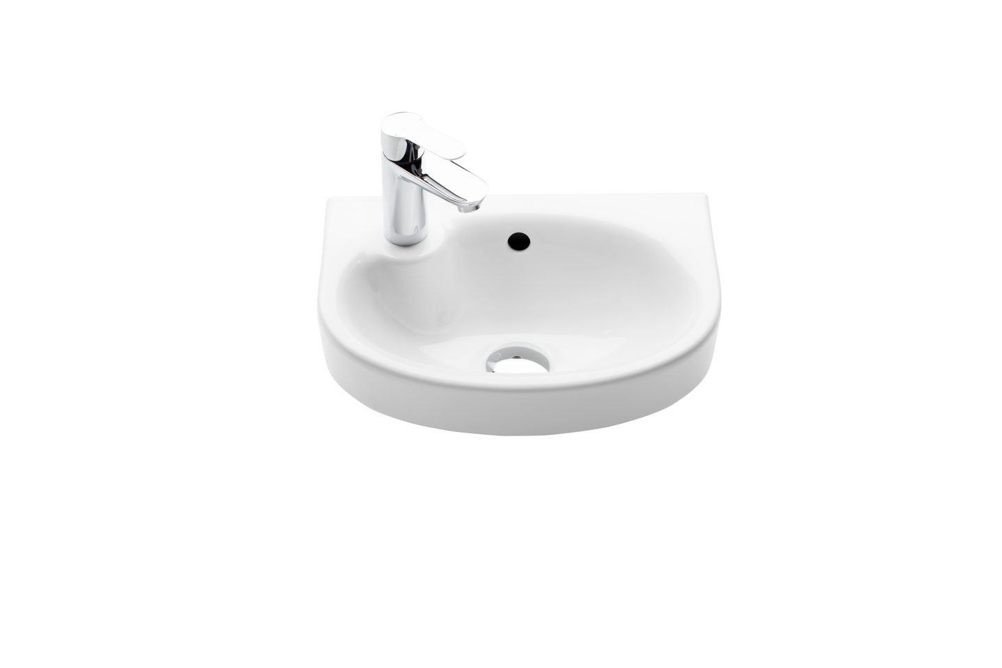 Pesuallas IDO Glow 400mm oikea pyöristetty 1156001101