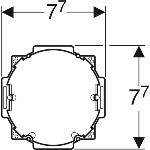 Asennussarja Geberit DuoFresh sisältää kojerasian