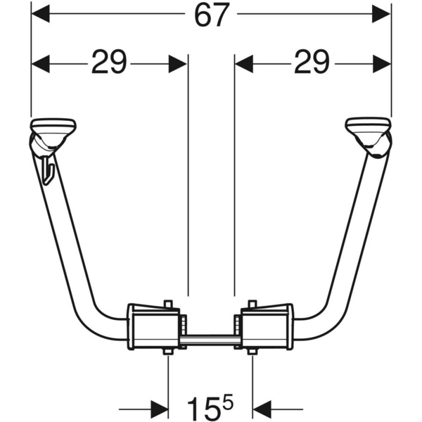 Kyynärtuet IDO 502.340.00.1 Seven D