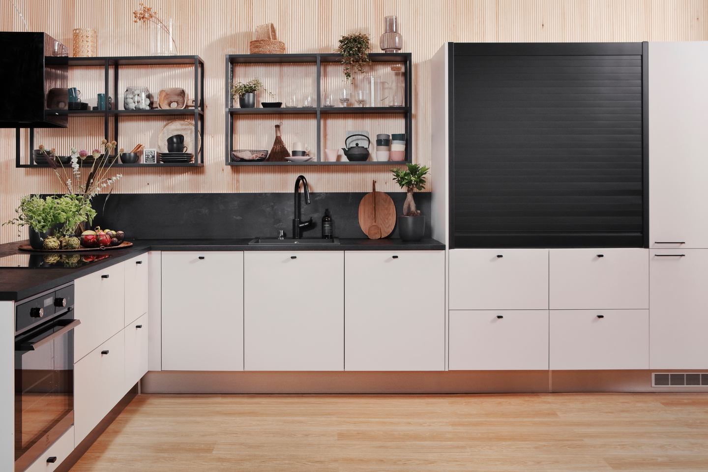 Laminaattityötaso Cello 2940x600x29mm musta laavakivi