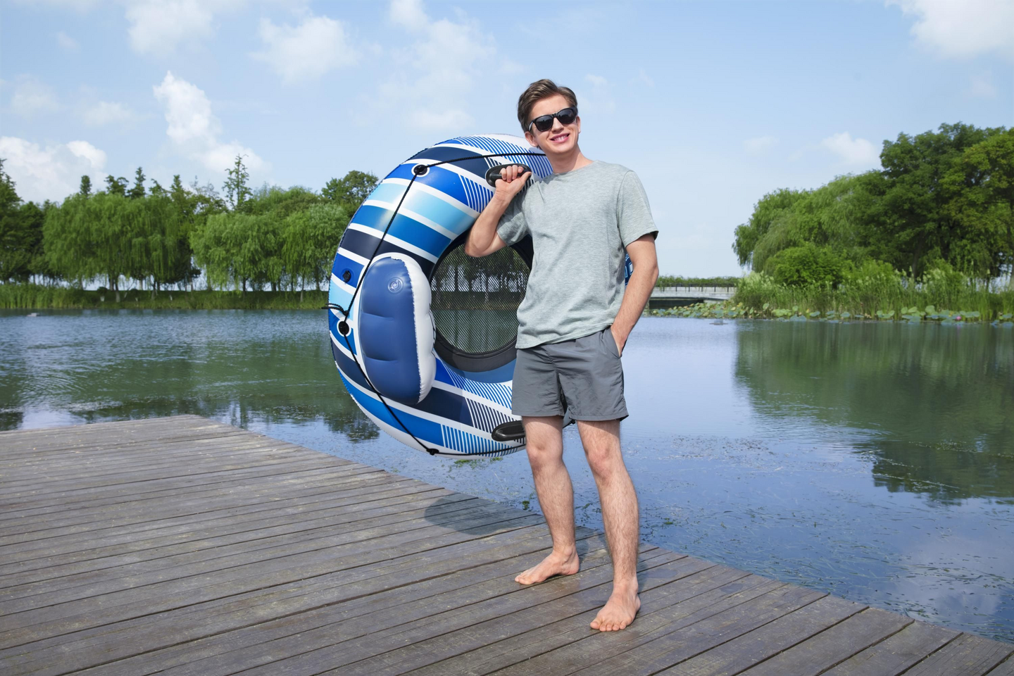 Kelluntatuoli Bestway Rapid Rider halkaisija 135cm