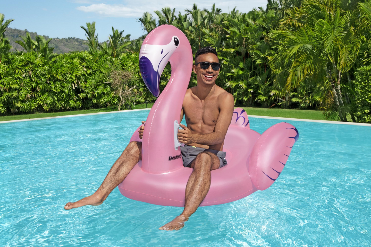 Uimalelu Bestway flamingo 153x143 cm