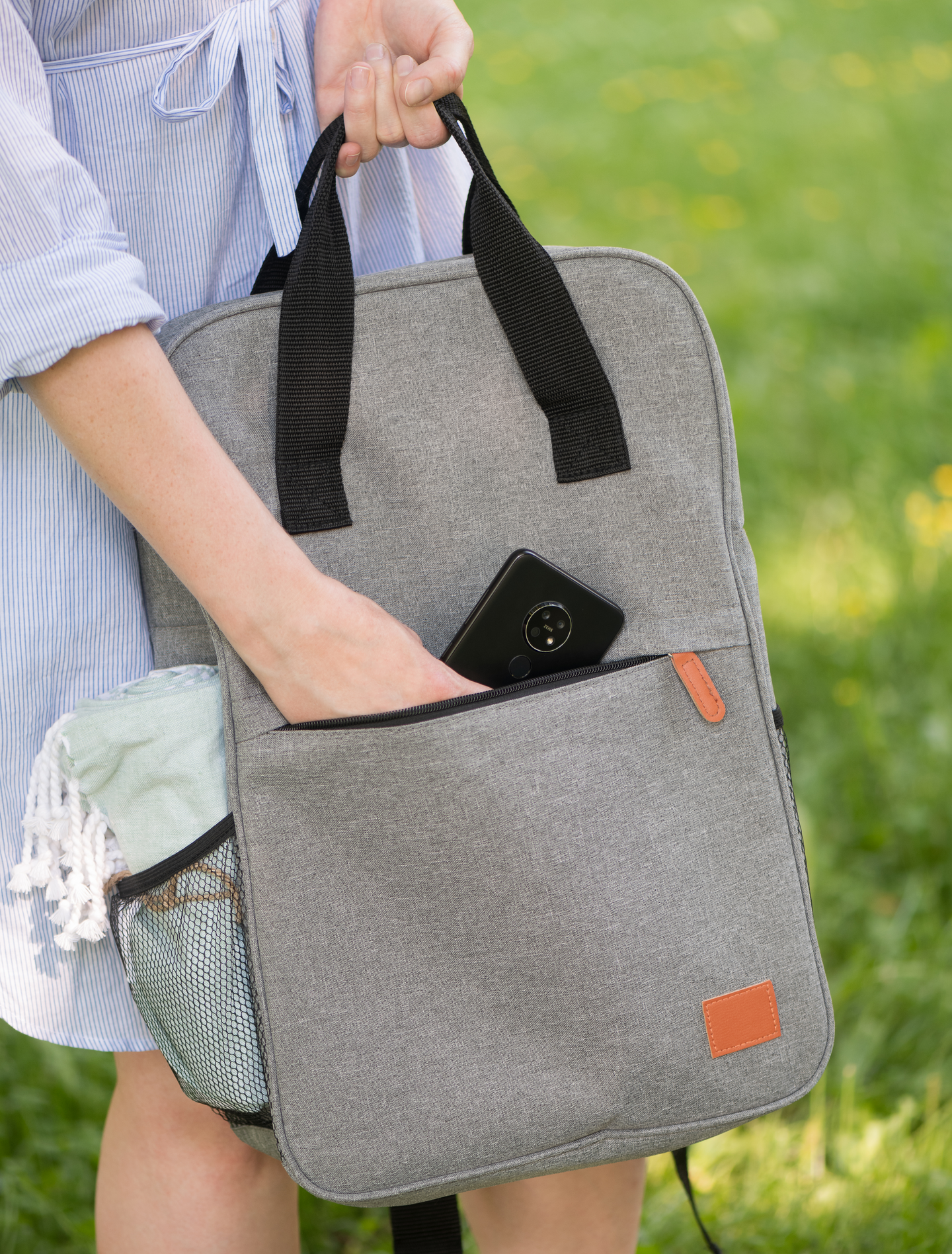 Kylmälaukku Iceman reppu harmaa