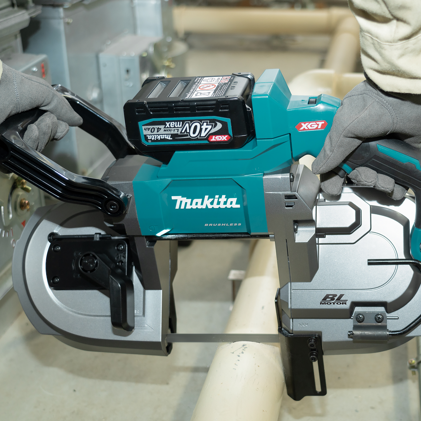 Akkuvannesaha Makita PB002GZ 40V XGT runko