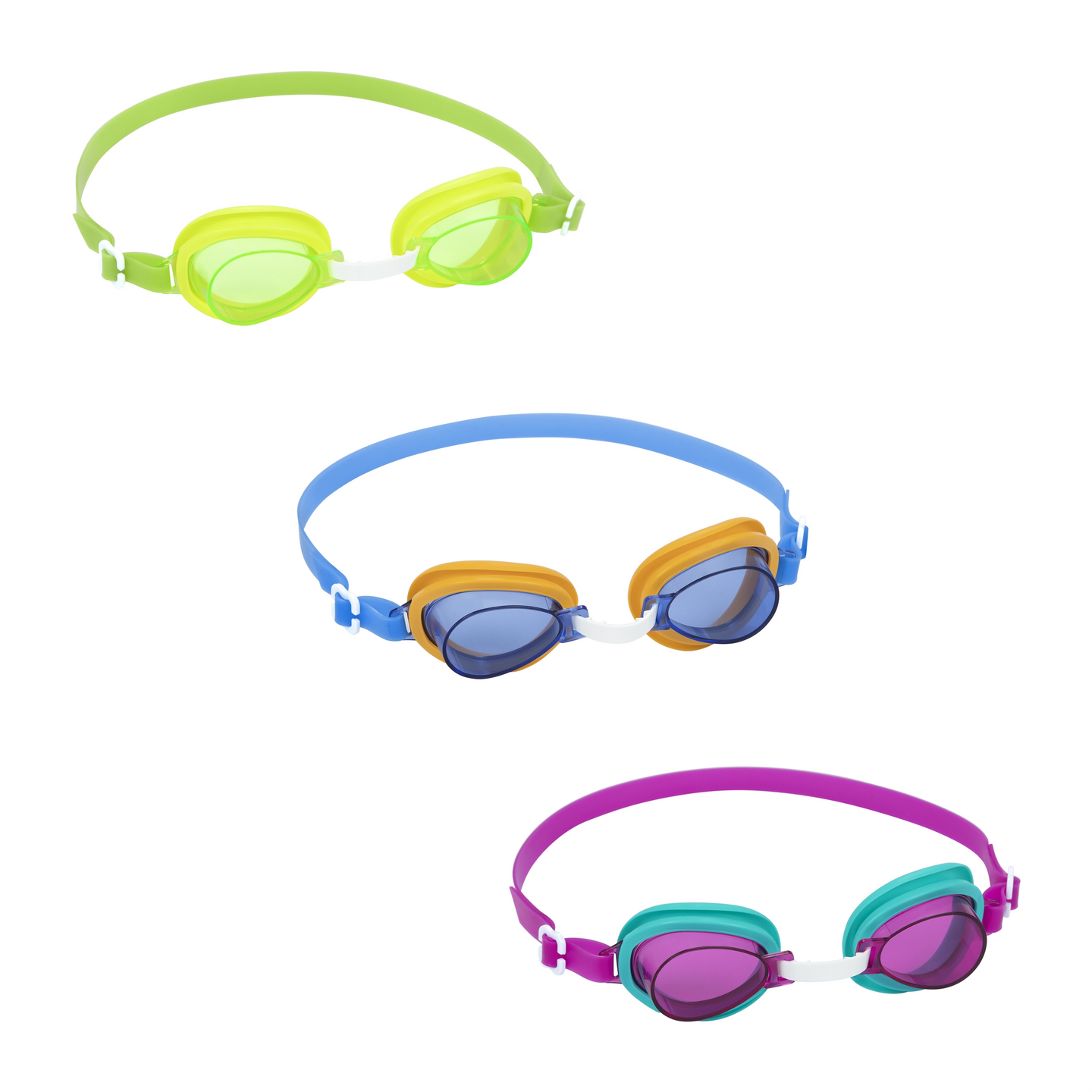 Uimalasit lapsille Bestway 3-6v värilajitelma