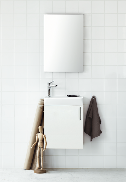 TVÄTTSTÄLLSSKÅP SVEDBERGS SKAPA 45X25 VIT DÖRR, 45X25X50CM