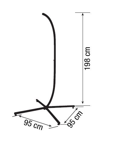 Riipputuolin teline Cello