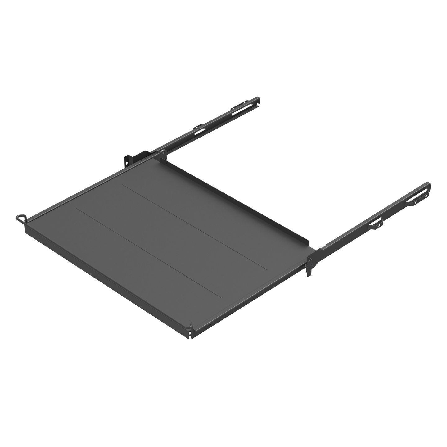 Tarviketaso rullakiskoilla LM 724  Viva-Cov antrasiitti 366-370x421mm