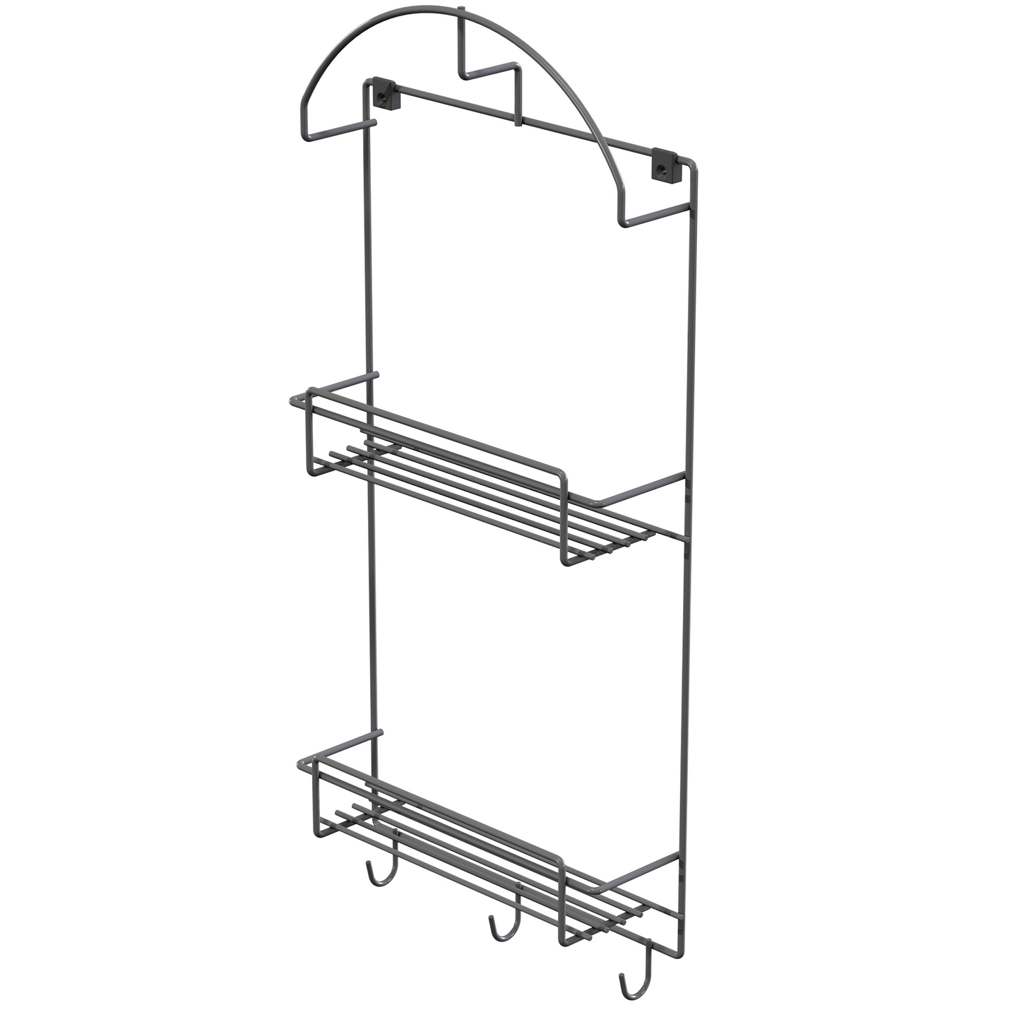 Siivousvälineteline LM 697 305x90x660mm antrasiitti