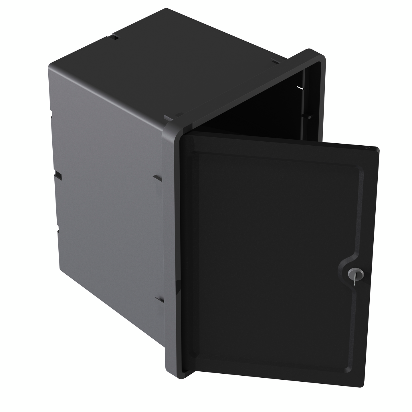 Lukittava kaappi Jemma LM 830 antrasiitti/musta