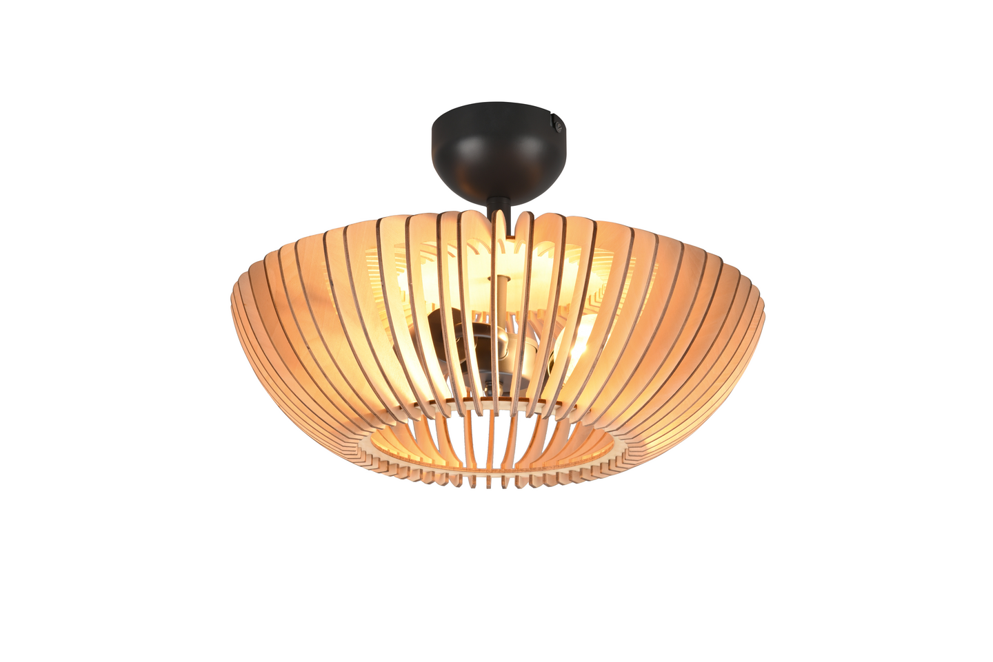 Kattovalaisin TRIO Colino 2xE27 40cm puu/antrasiitti