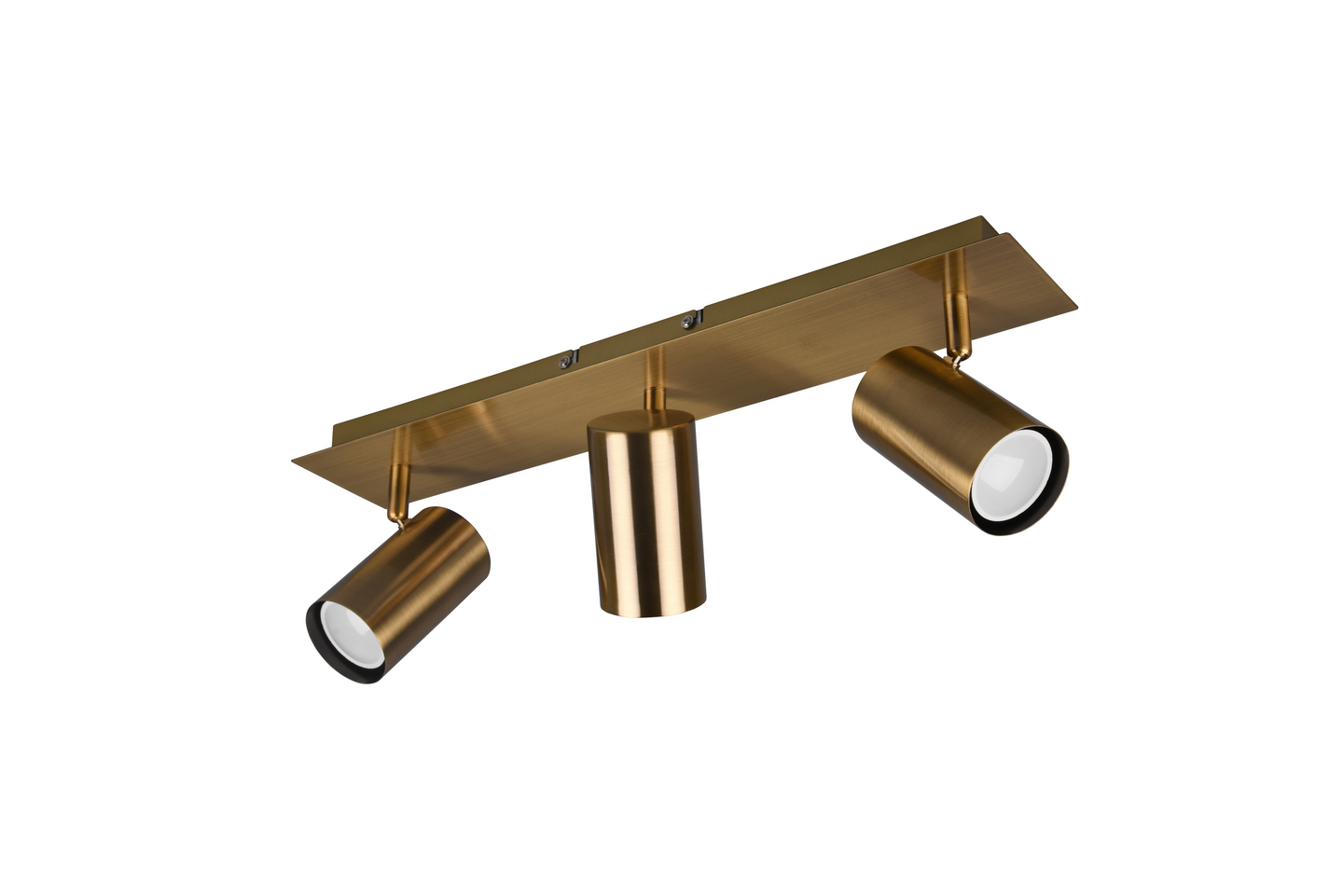 Spotti TRIO Marley GU10 3-osainen antiikkimessinki