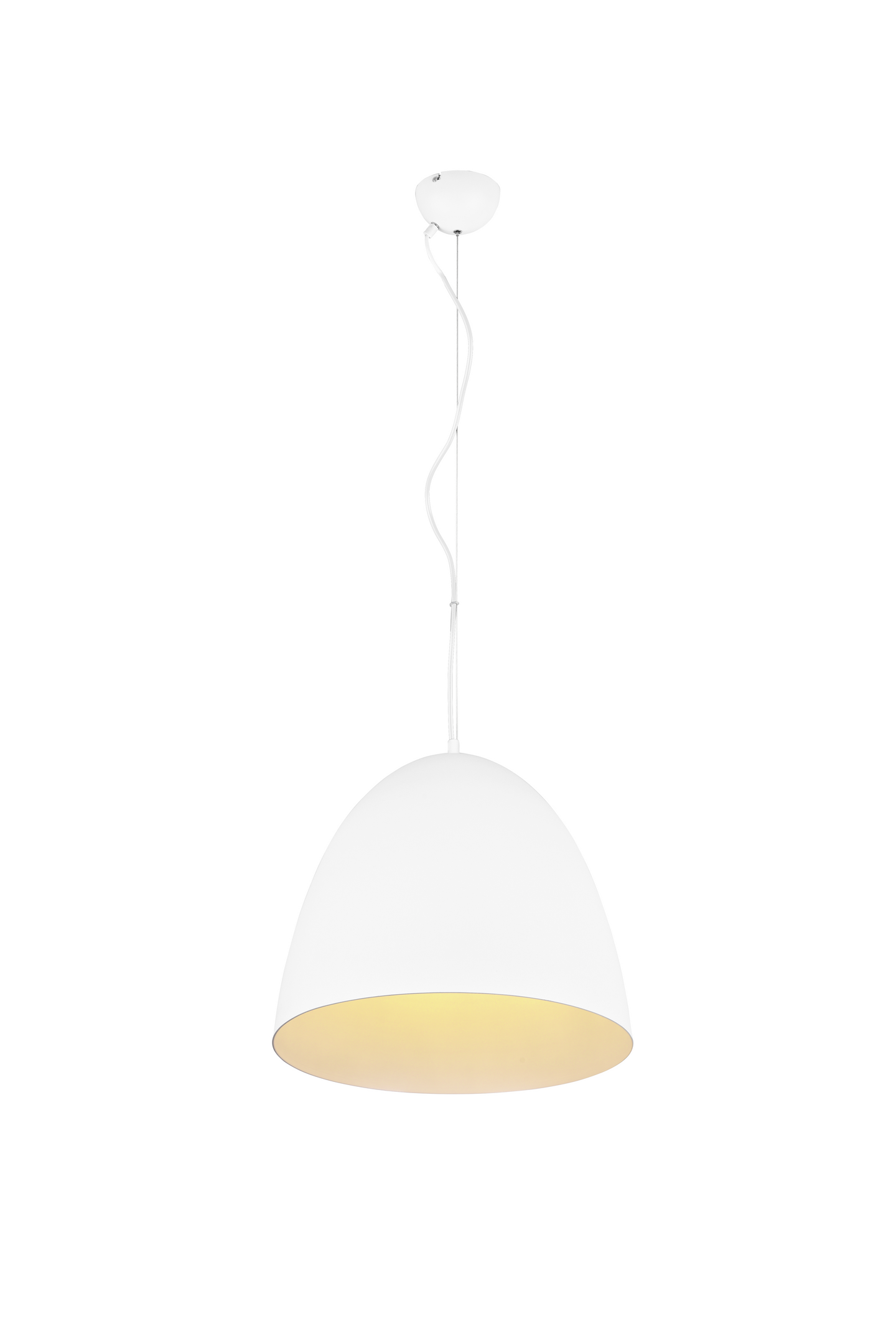 Riippuvalaisin TRIO Tilda E27 40cm mattavalkoinen