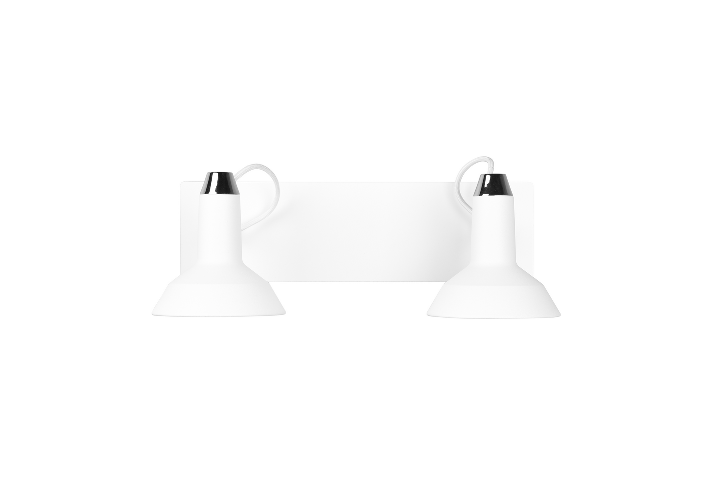 Spotti TRIO Roxie E14 2-osainen mattavalkoinen/kromi