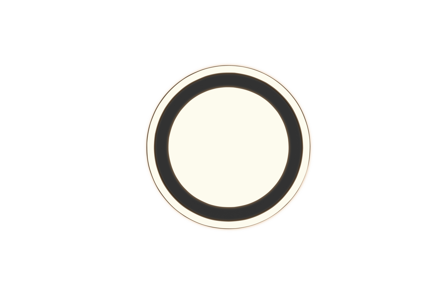 Kattovalaisin TRIO Carus led 2300+1300lm 33cm mattamusta