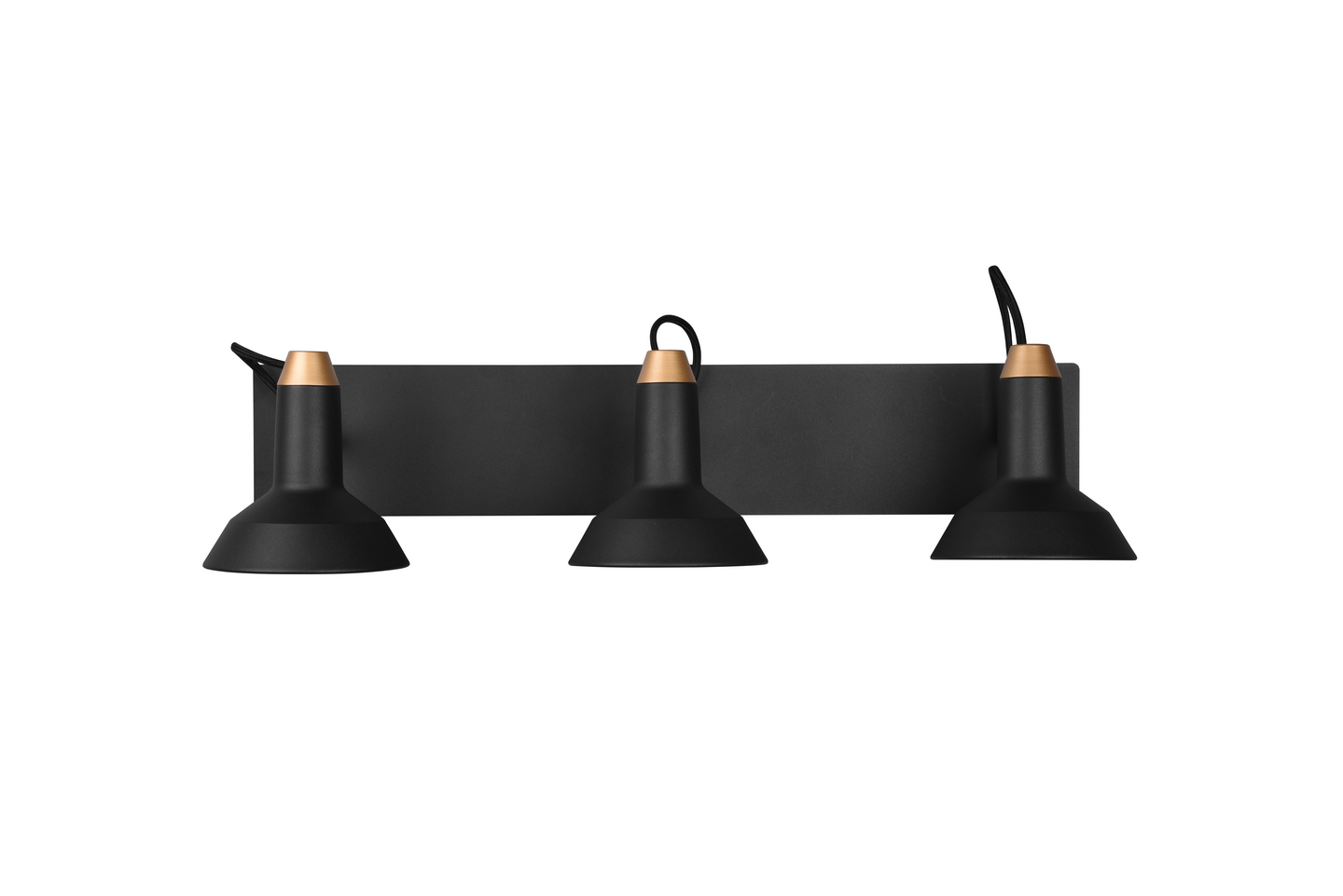 Spotti TRIO Roxie E14 3-osainen mattamusta/kulta